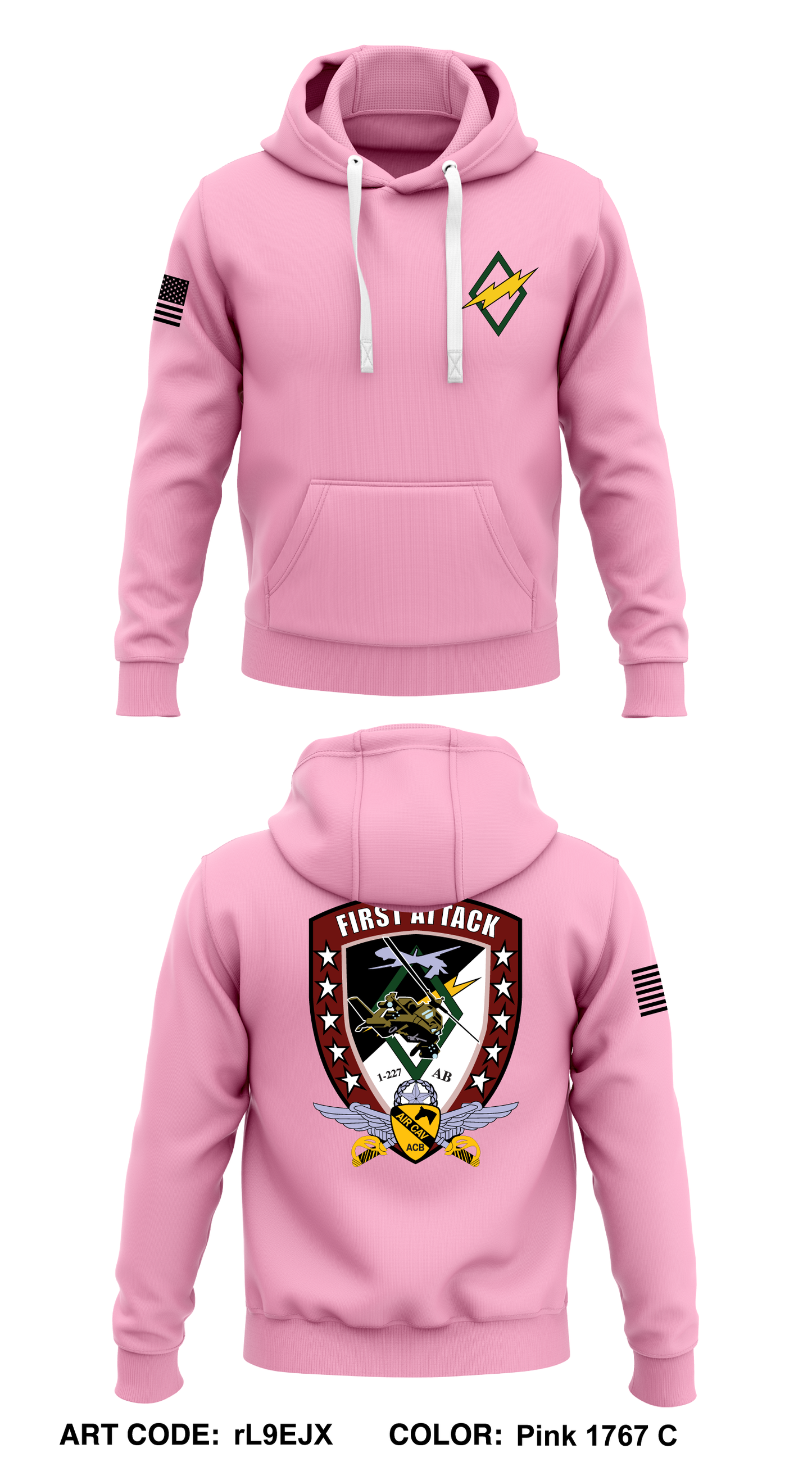 1-227 AV Core Men's Hooded Performance Sweatshirt - rL9EJX