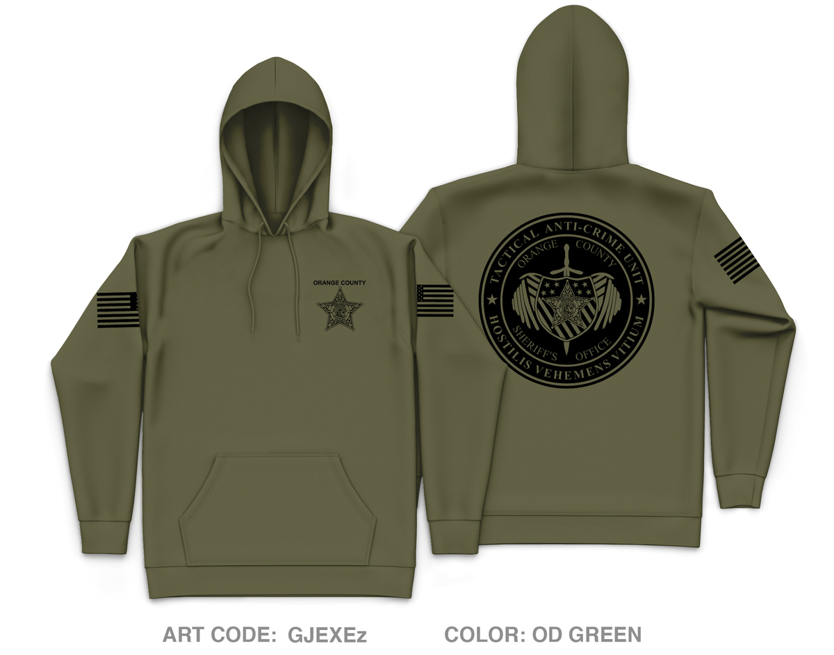 OCSO TAC Core Men's Hooded Performance Sweatshirt - GJEXEz