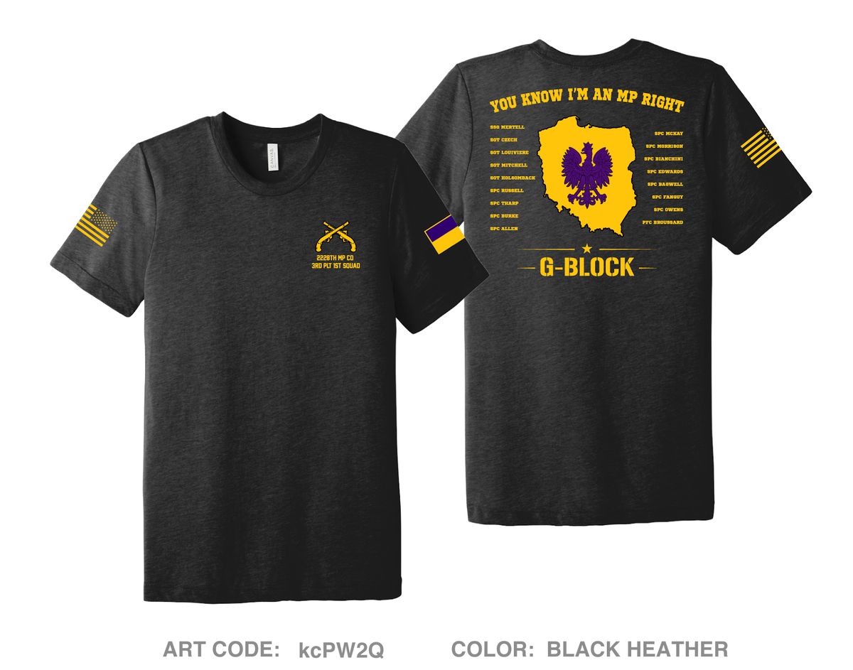 Glebokie Squad Comfort Unisex Triblend SS Tee - kcPW2Q