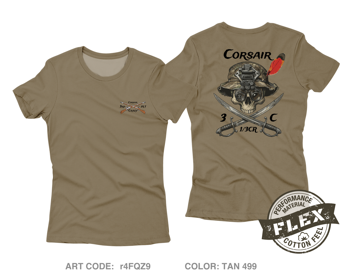 Trench line gear Core Women's SS Flex Performance Tee - r4FQZ9