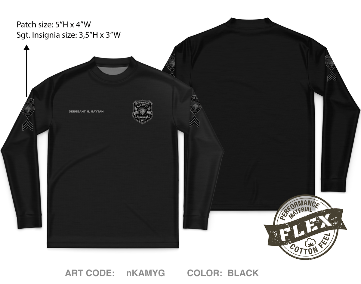 K92 Core Men's LS Flex Performance Tee - nKAMYG