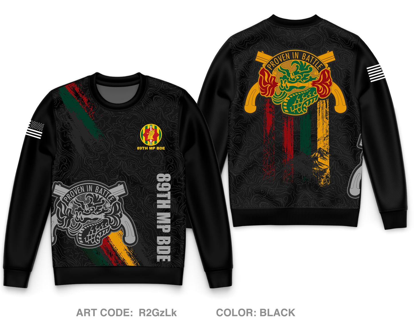 89th MP BDE Core Men's Crewneck Performance Sweatshirt - R2GzLk