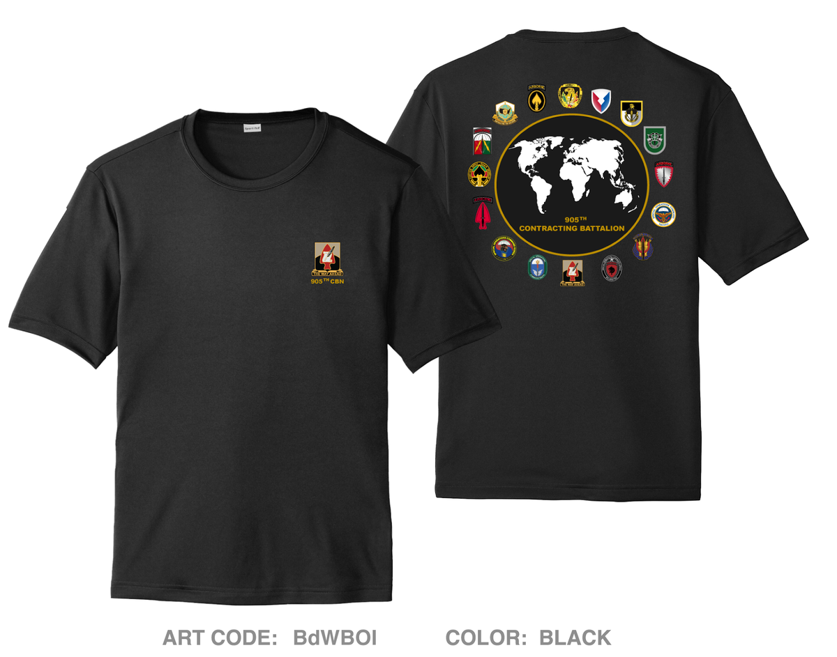 905th Contracting Battalion Hi-Tech Performance Unisex SS Tee - BdWBOI