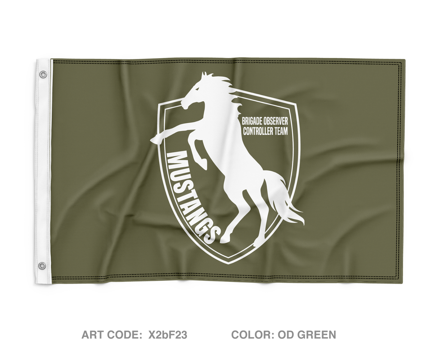 JMRC Mustang Team Wall Flag - X2bF23