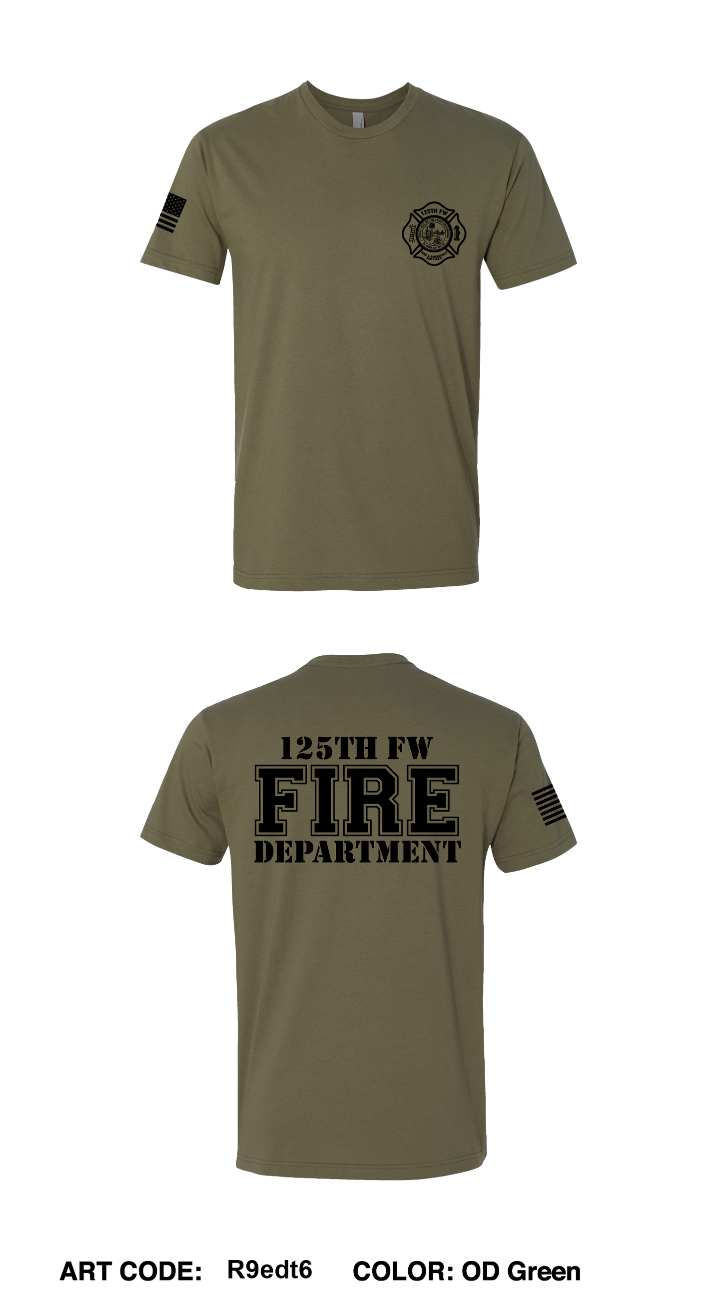 125th Fire & Emergency Services Store 1 Comfort Unisex Cotton SS Tee - R9edt6