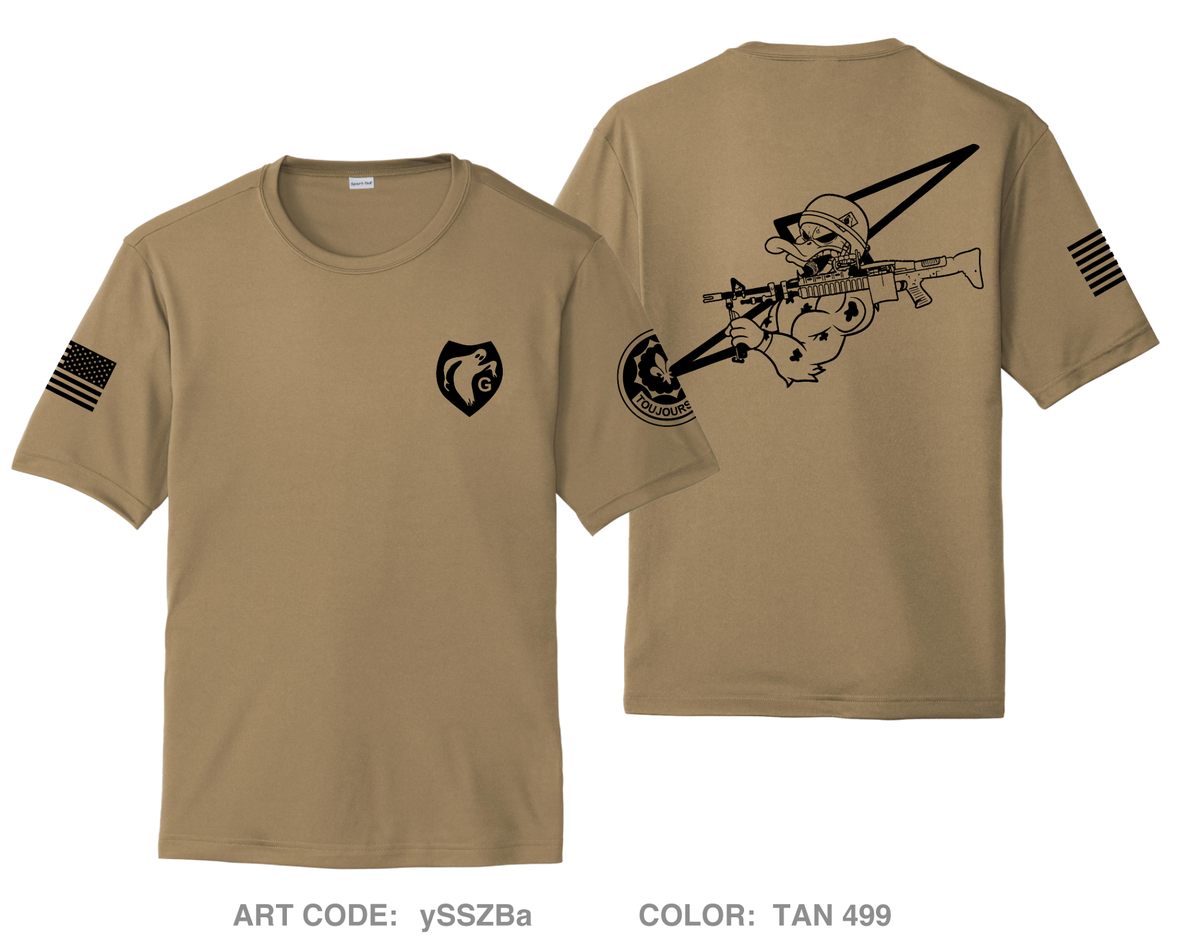 3PLT Ghost Troop, 2/2CR Hi-Tech Performance Unisex SS Tee - ySSZBa