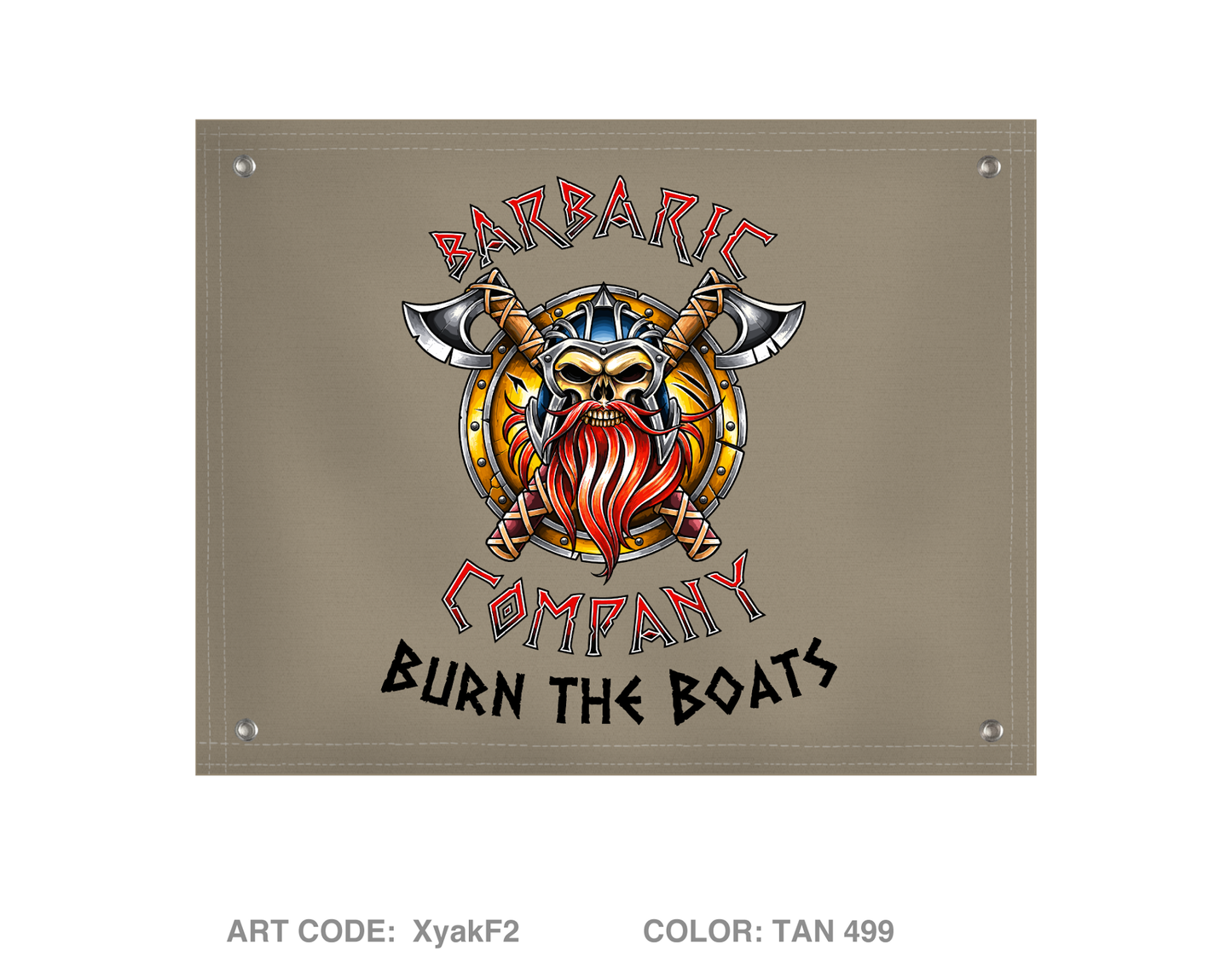 BCO 1-18 IN Banner Flag - XyakF2