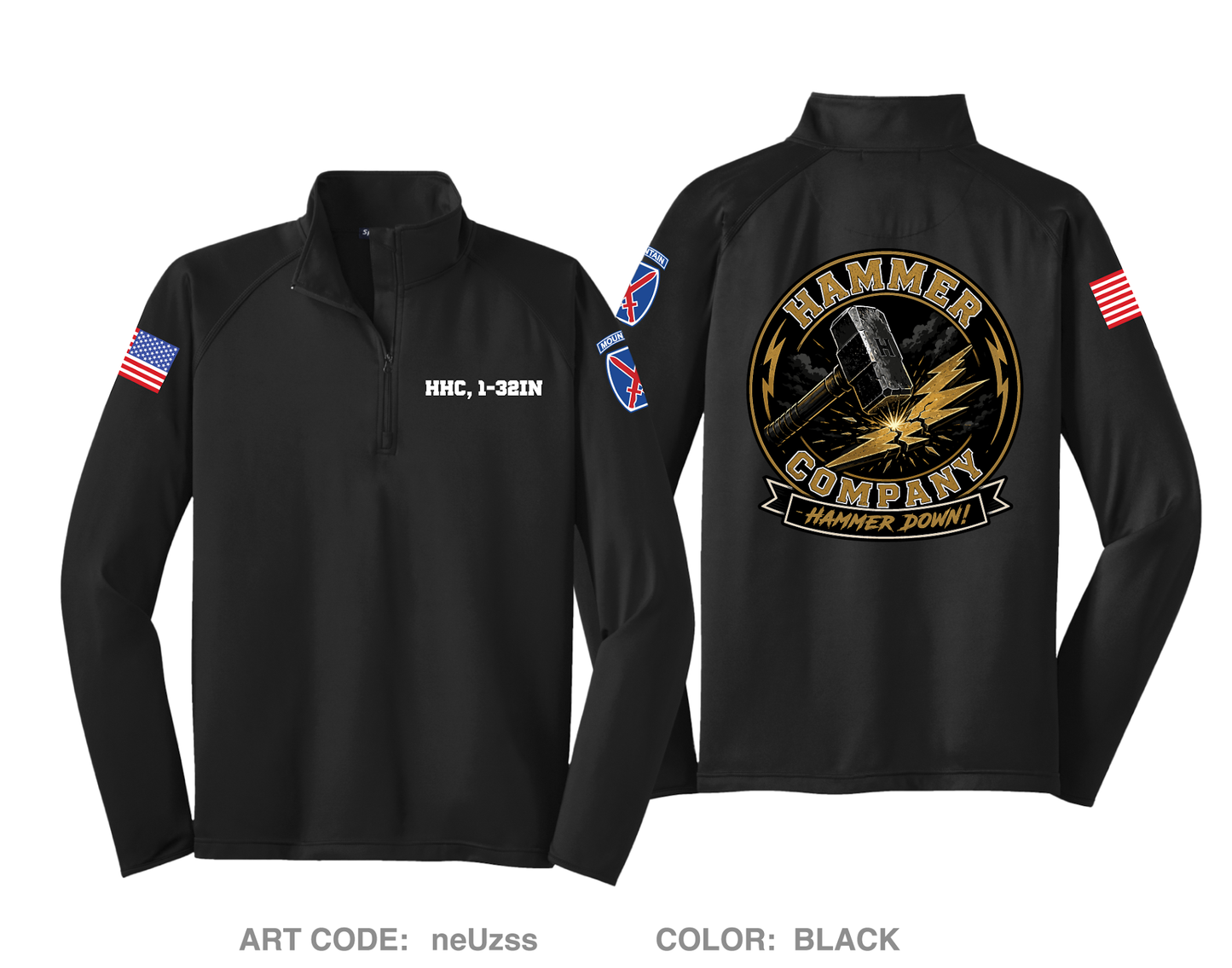 HHC, 1-32IN Hi-Tech Performance Quarter-Zip Fleece Jacket - neUzss