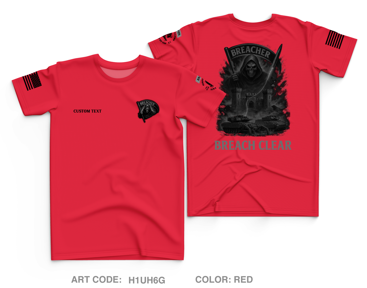 CUSTOM 82CEC-A (BREACHER), 16EN BN Core Men's SS Performance Tee - H1UH6G