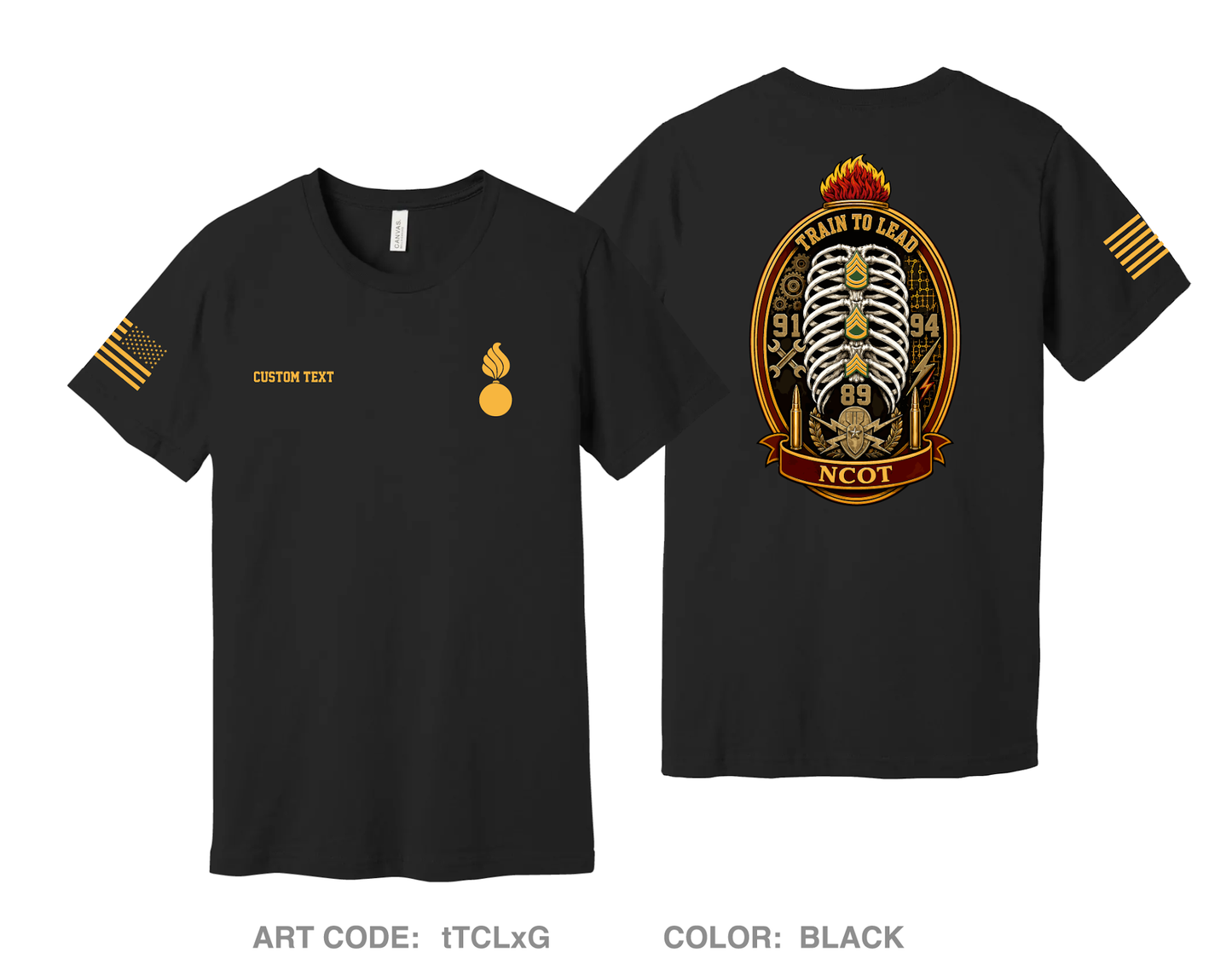 CUSTOM 16th Ord Bn, NCOT Comfort Unisex Cotton SS Tee - tTCLxG