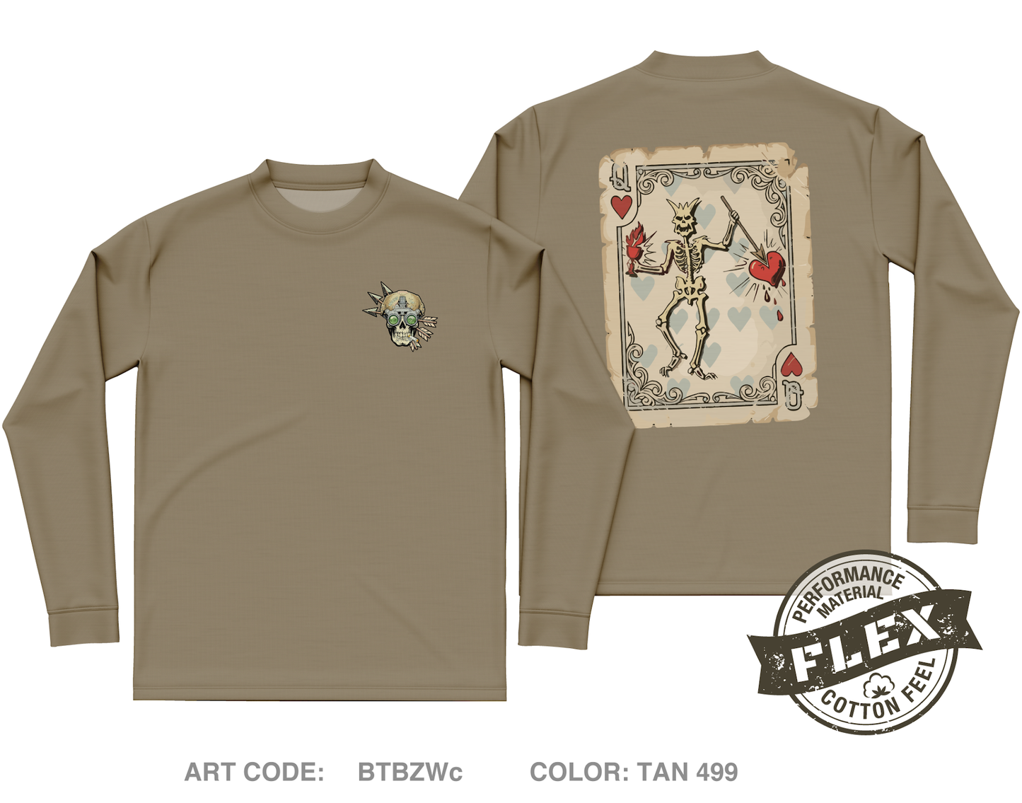 Trench line gear Core Men's LS Flex Performance Tee - BTBZWc