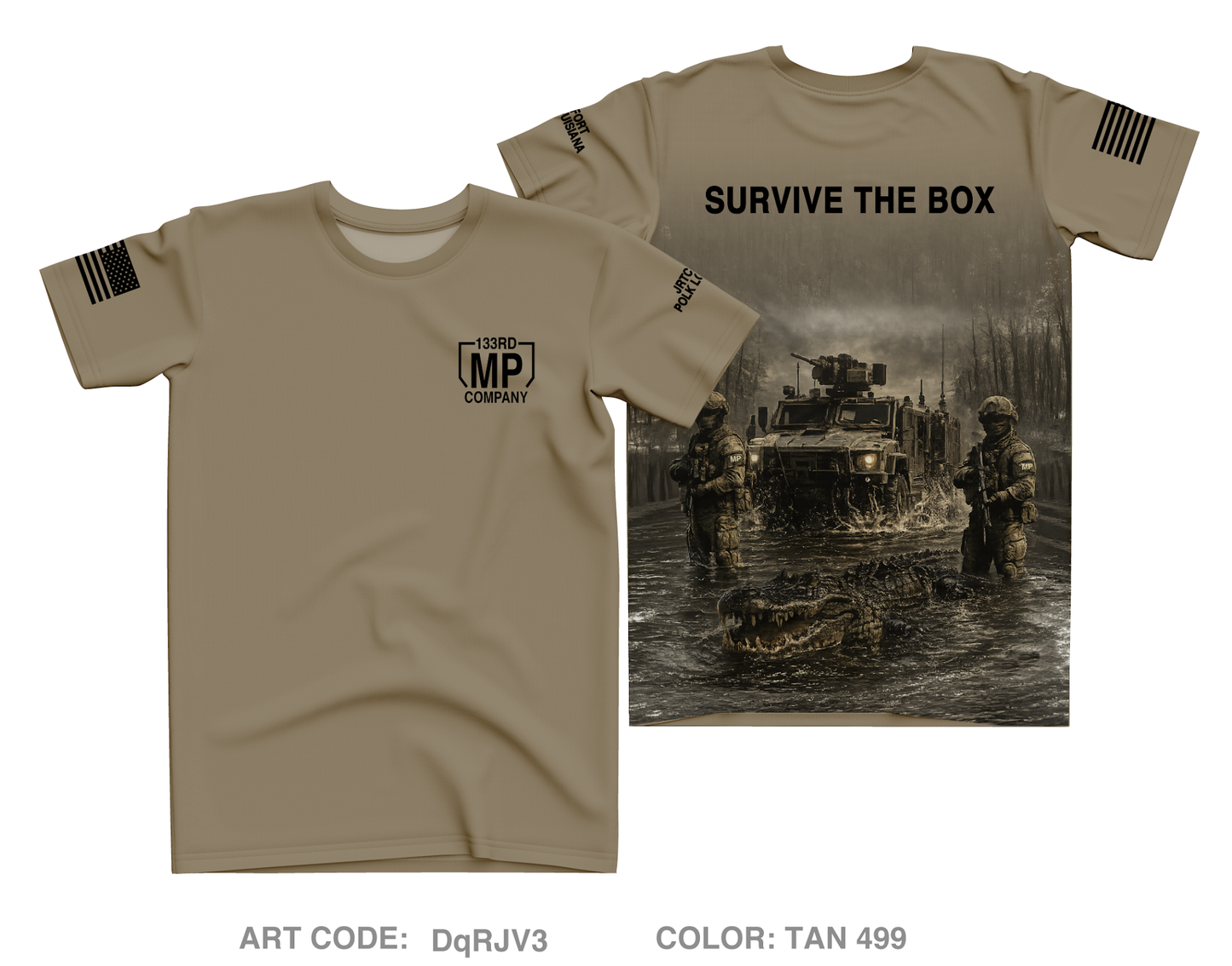 133rd MP Company Core Men's SS Performance Tee - DqRJV3