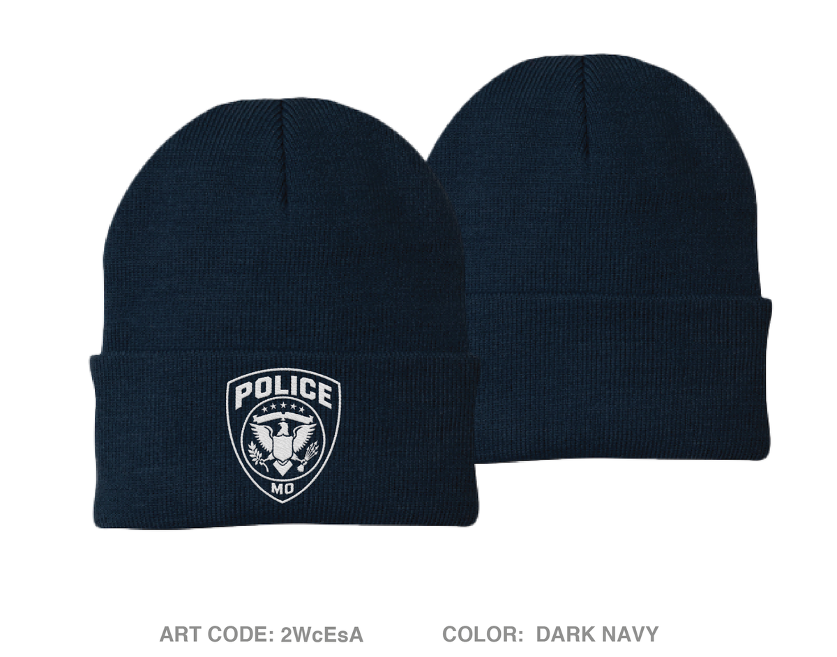 Berkeley Police Department Embroidered Knit Beanie - 2WcEsA