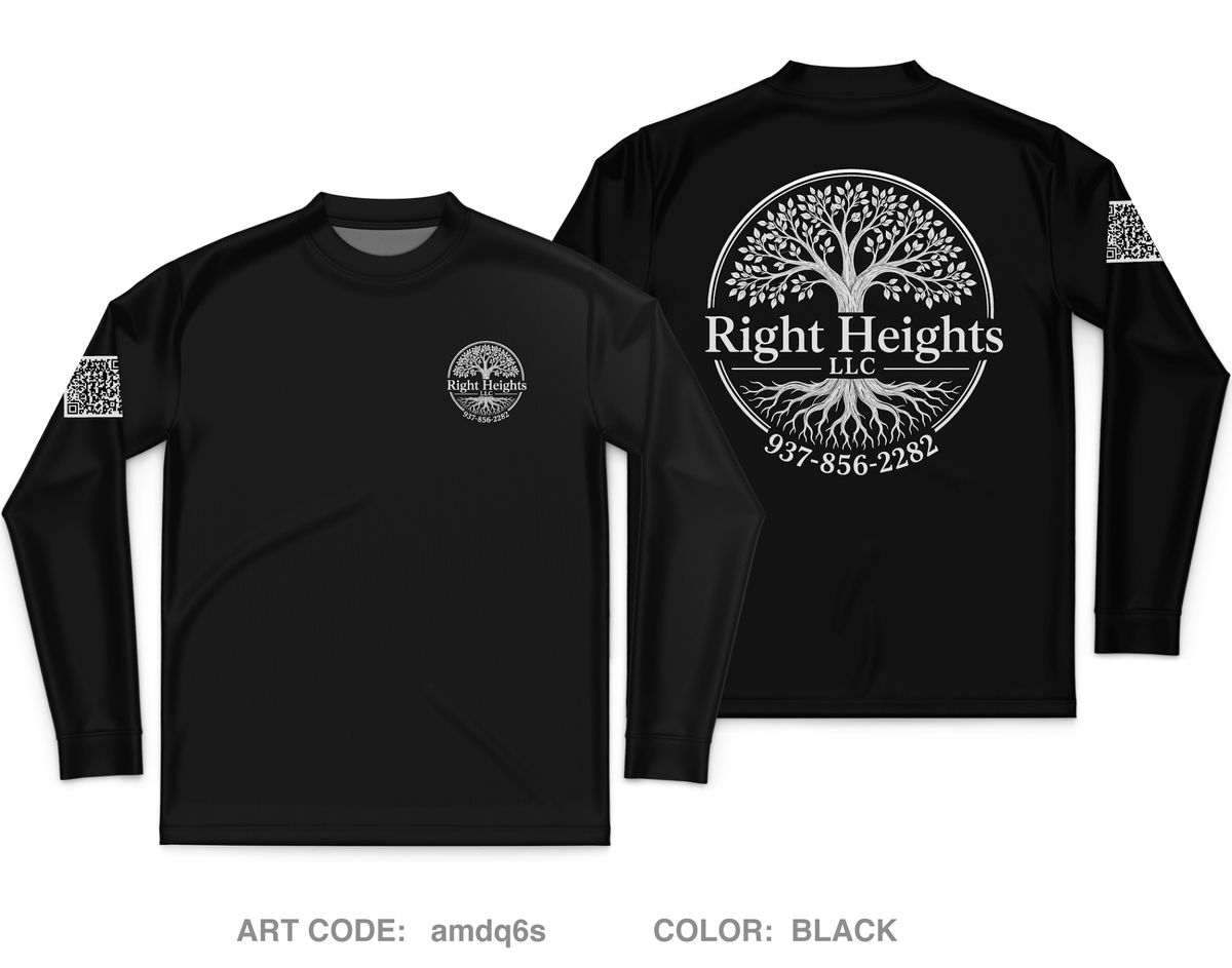Right Heights Core Men's LS Performance Tee - amdq6s