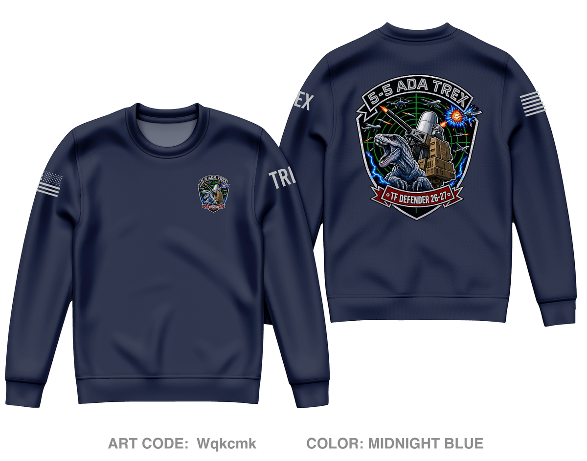 5-5 ADA BN Core Men's Crewneck Performance Sweatshirt - Wqkcmk
