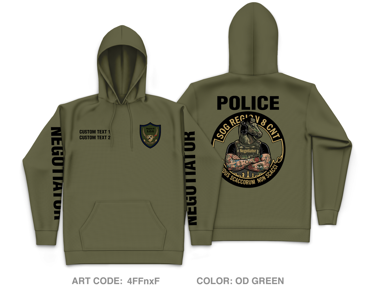 CUSTOM Region 8 HNT Core Men's Hooded Performance Sweatshirt - 4FFnxF