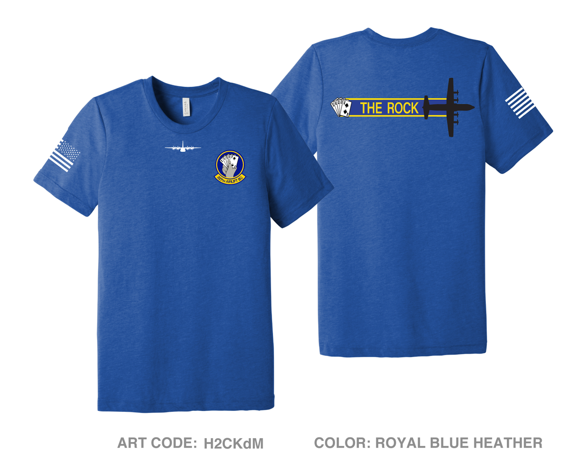 327th Airlift Squadron Comfort Unisex Triblend SS Tee - H2CKdM