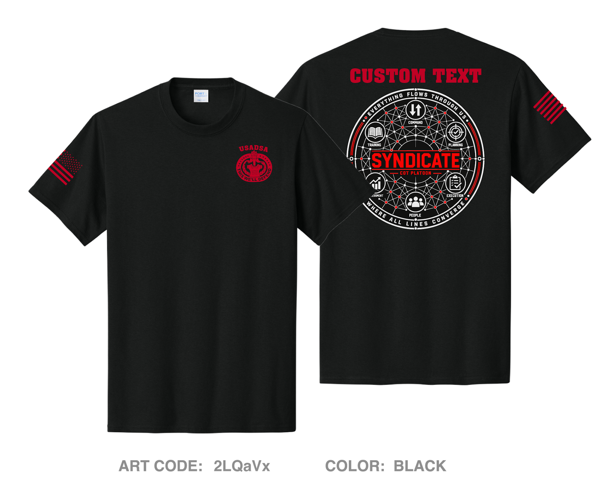 CUSTOM Syndicate Comfort Unisex Cotton SS Tee - 2LQaVx