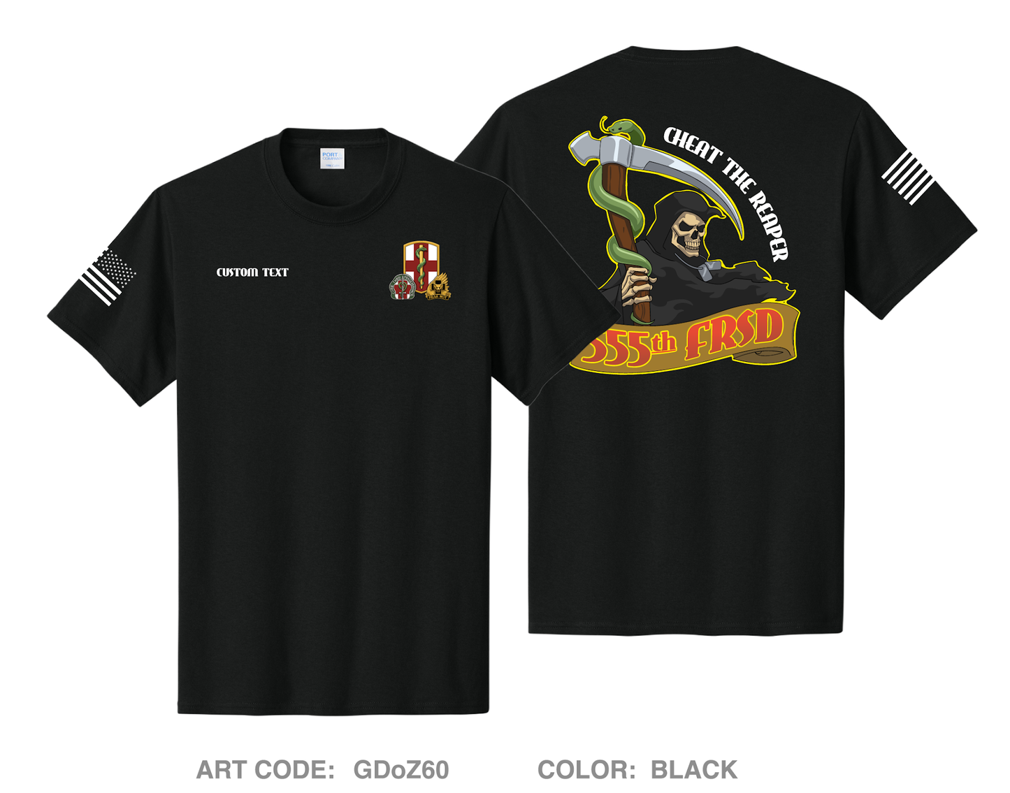 CUSTOM 555th FRSD Comfort Unisex Cotton SS Tee - GDoZ60