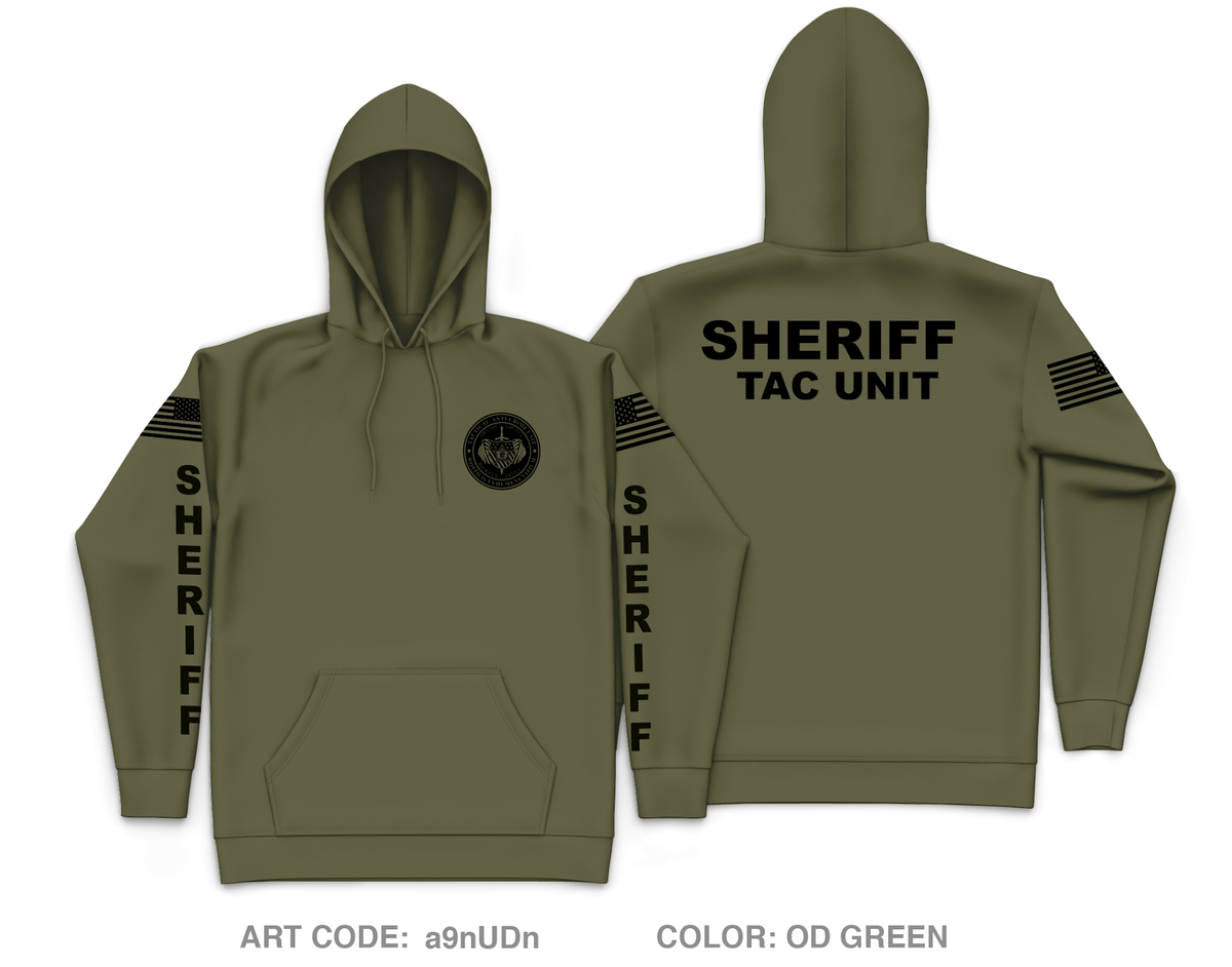 OCSO TAC Core Men's Hooded Performance Sweatshirt - a9nUDn