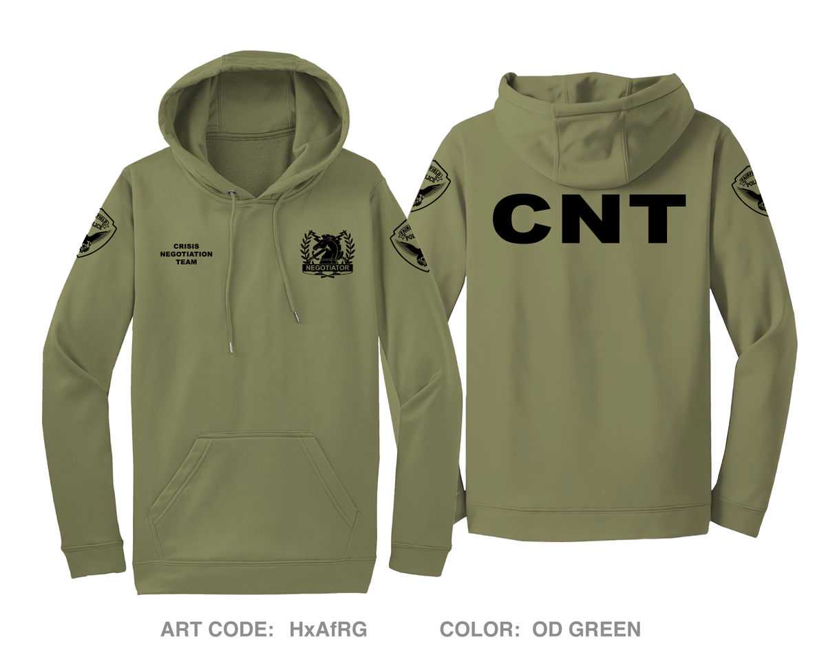 Crisis negotiations unit Hi-Tech Performance Hoodie - HxAfRG