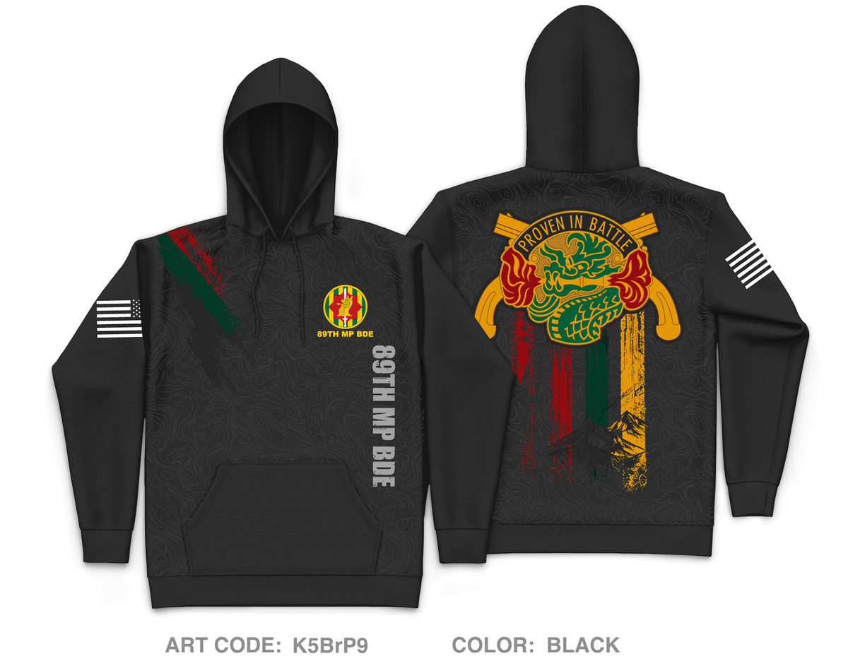 89th MP BDE Core Men's Hooded Performance Sweatshirt - K5BrP9