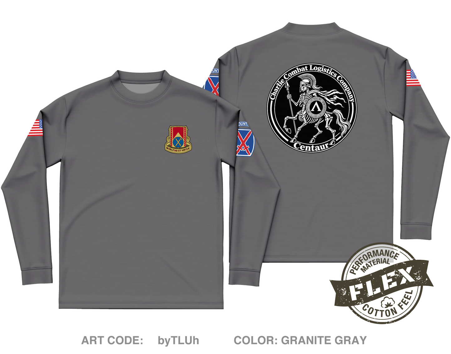 C-CLC Core Men's LS Flex Performance Tee - byTLUh