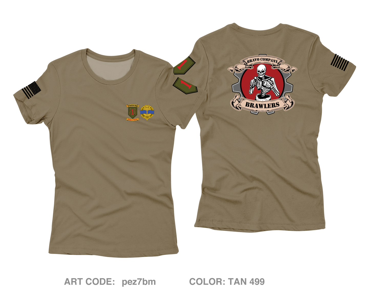 B Co, 541st DSSB, 1 IDSB Core Women's SS Performance Tee - pez7bm