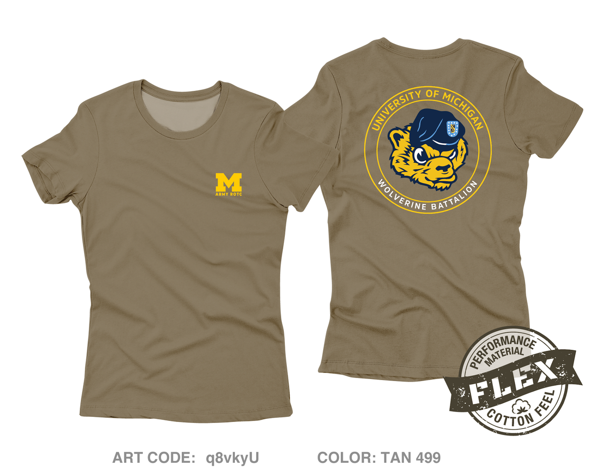 University of Michigan Army ROTC Core Women's SS Flex Performance Tee - q8vkyU