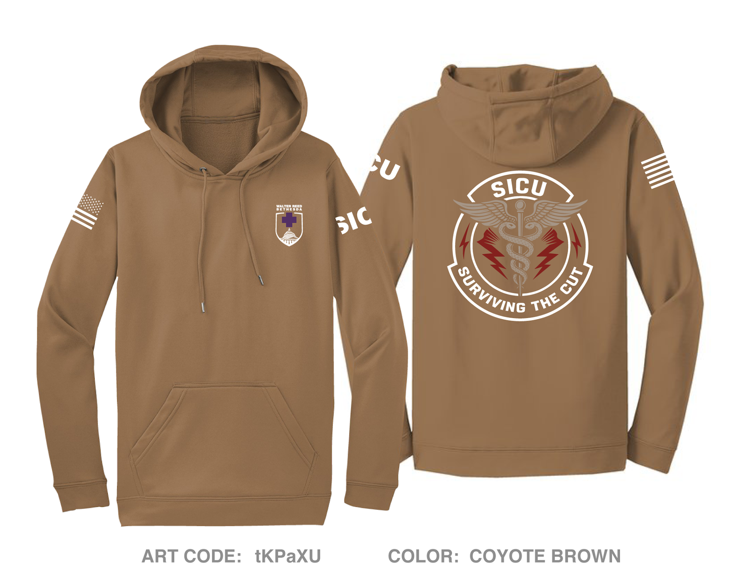 WRNMMC Surgical ICU Hi-Tech Performance Hoodie - tKPaXU