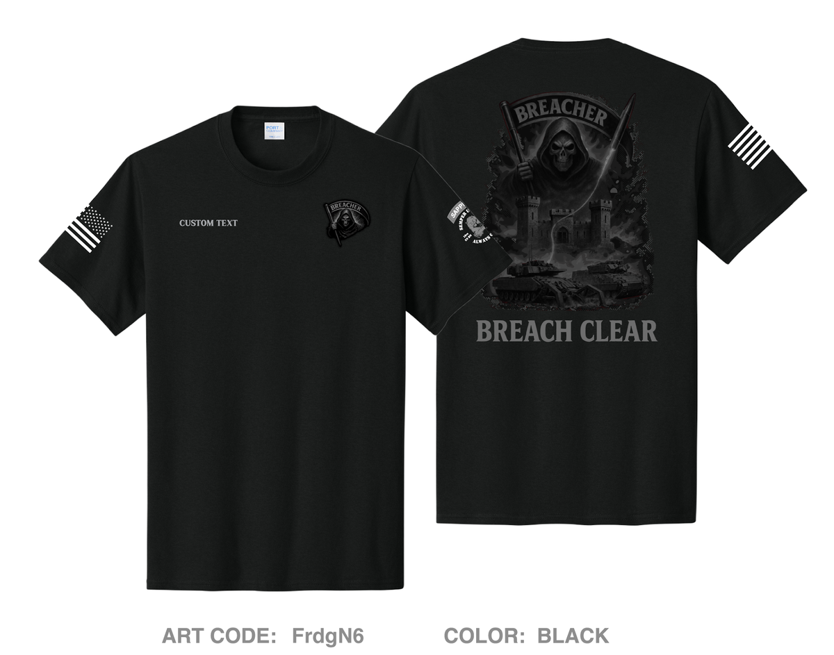 CUSTOM 82CEC-A (BREACHER), 16EN BN Comfort Unisex Cotton SS Tee - FrdgN6