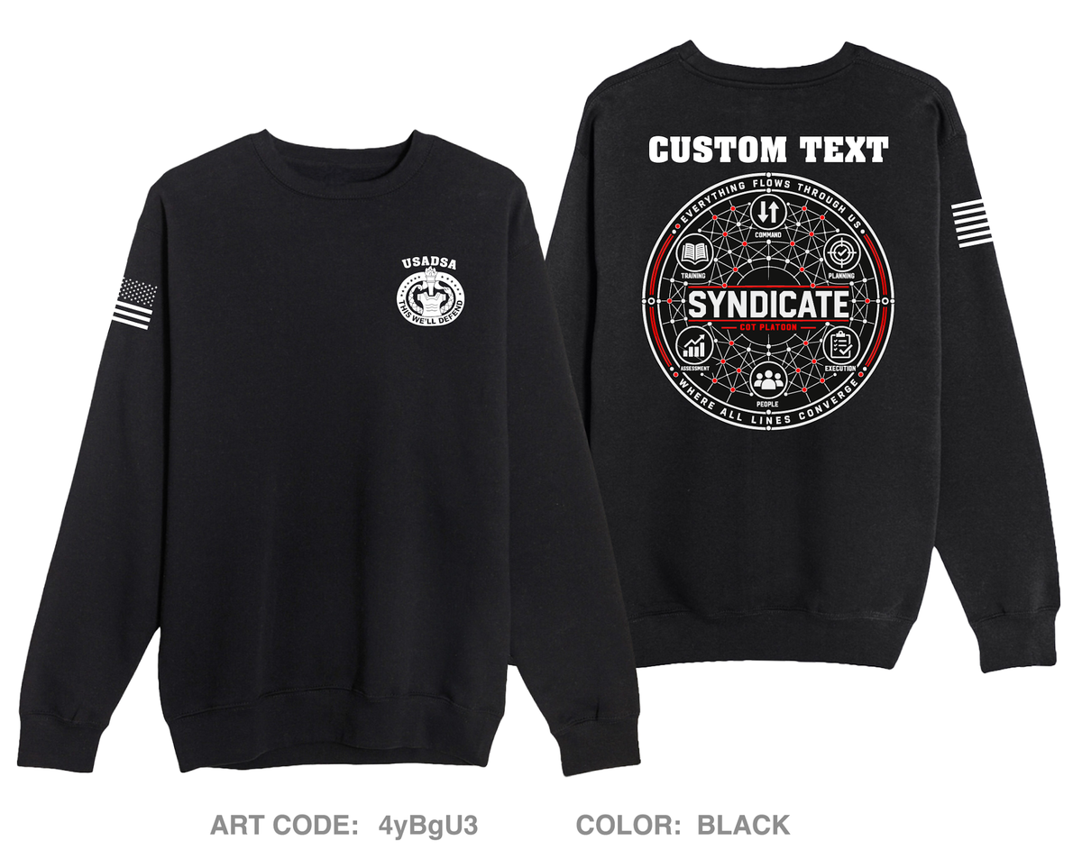 CUSTOM Syndicate Comfort Unisex Crewneck Sweatshirt - 4yBgU3