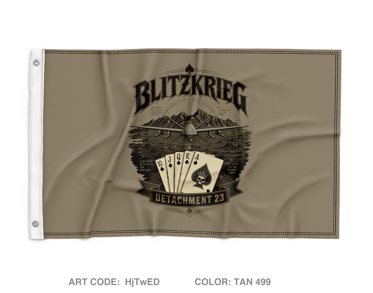 378th MI Wall Flag - HjTwED