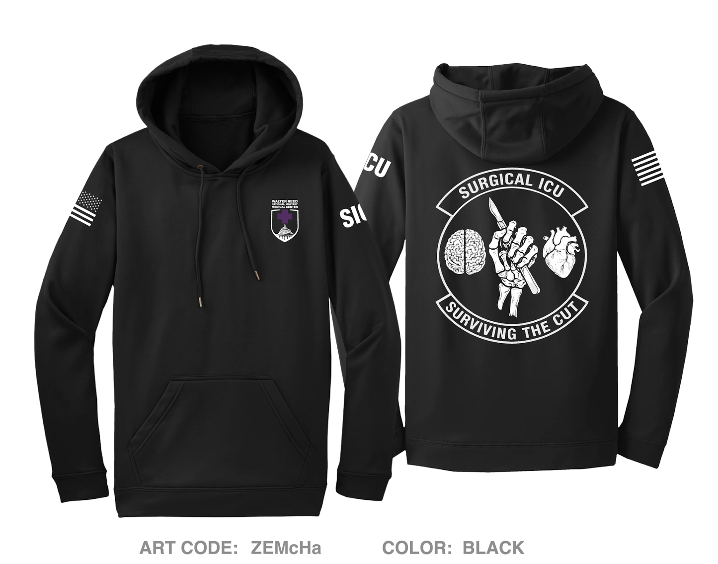 SICU Hi-Tech Performance Hoodie - ZEMcHa