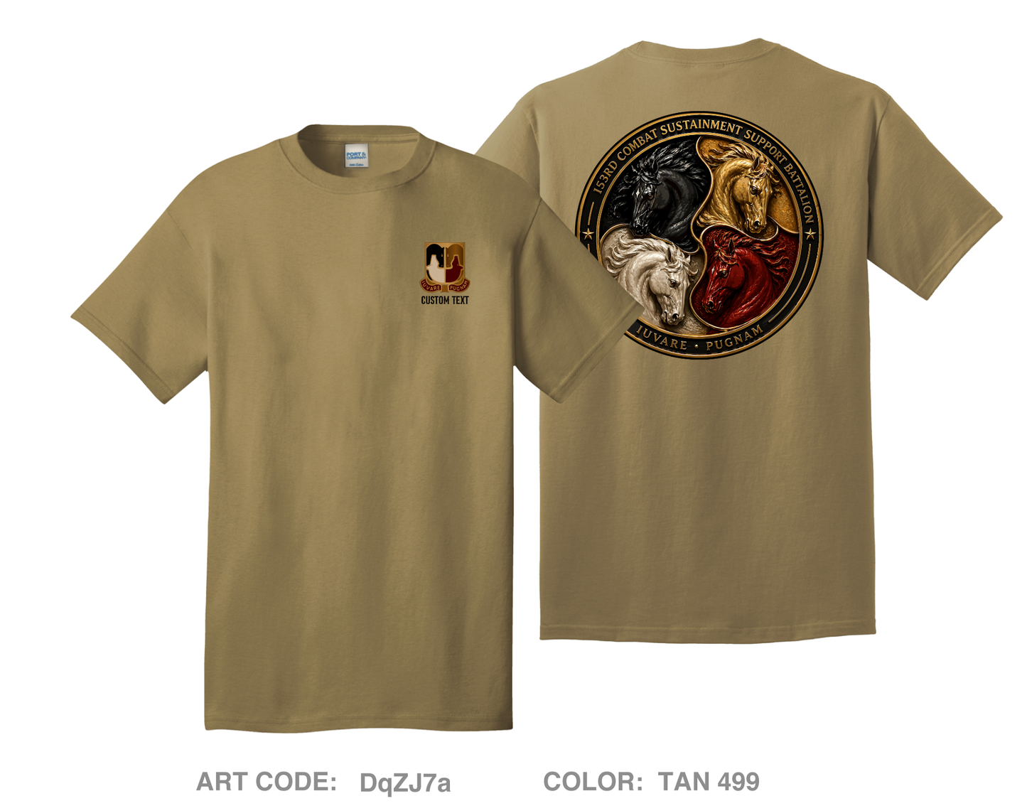 CUSTOM 153rd CSSB Comfort Unisex Cotton SS Tee - DqZJ7a