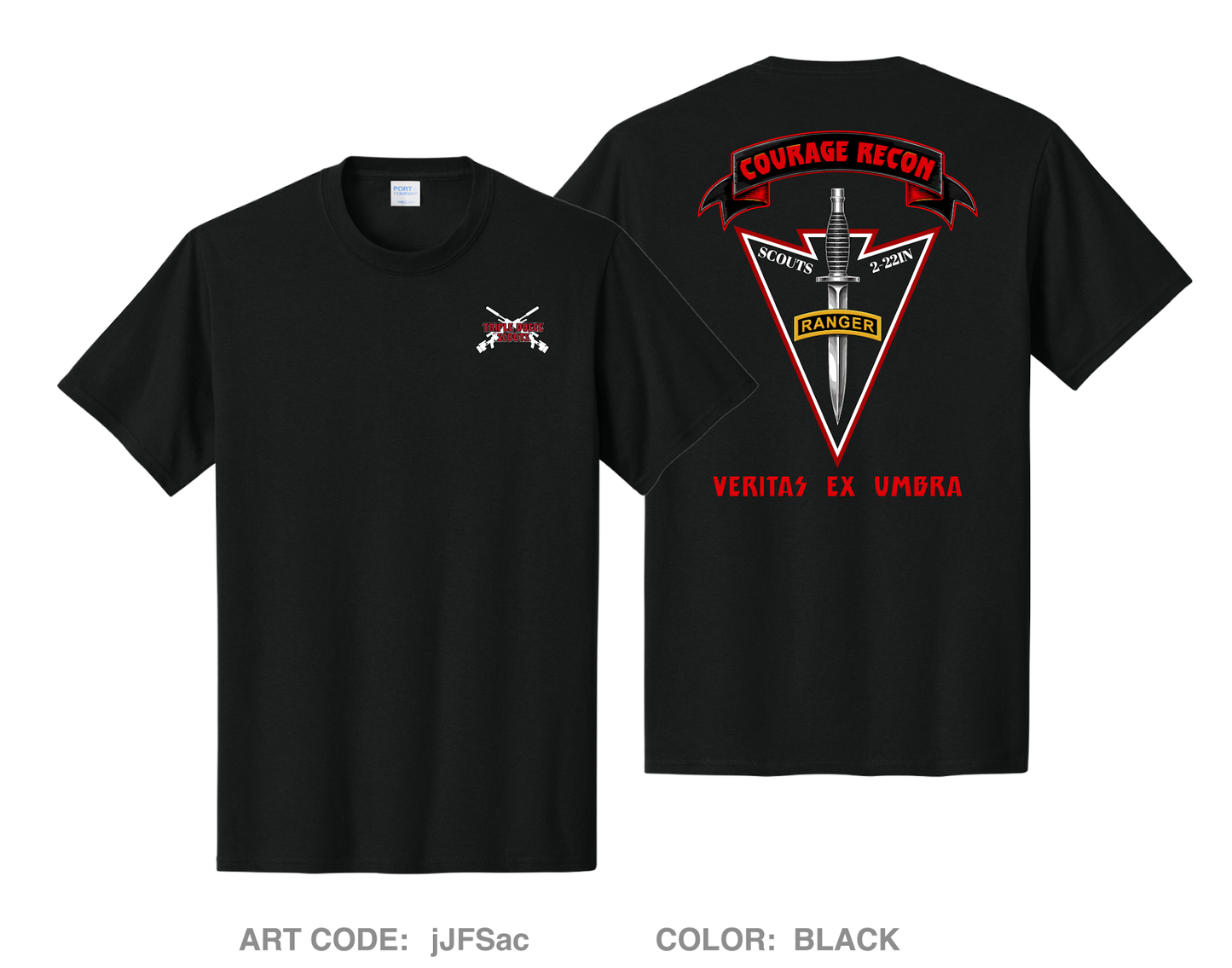 2-22 Scouts Comfort Unisex Cotton SS Tee - jJFSac