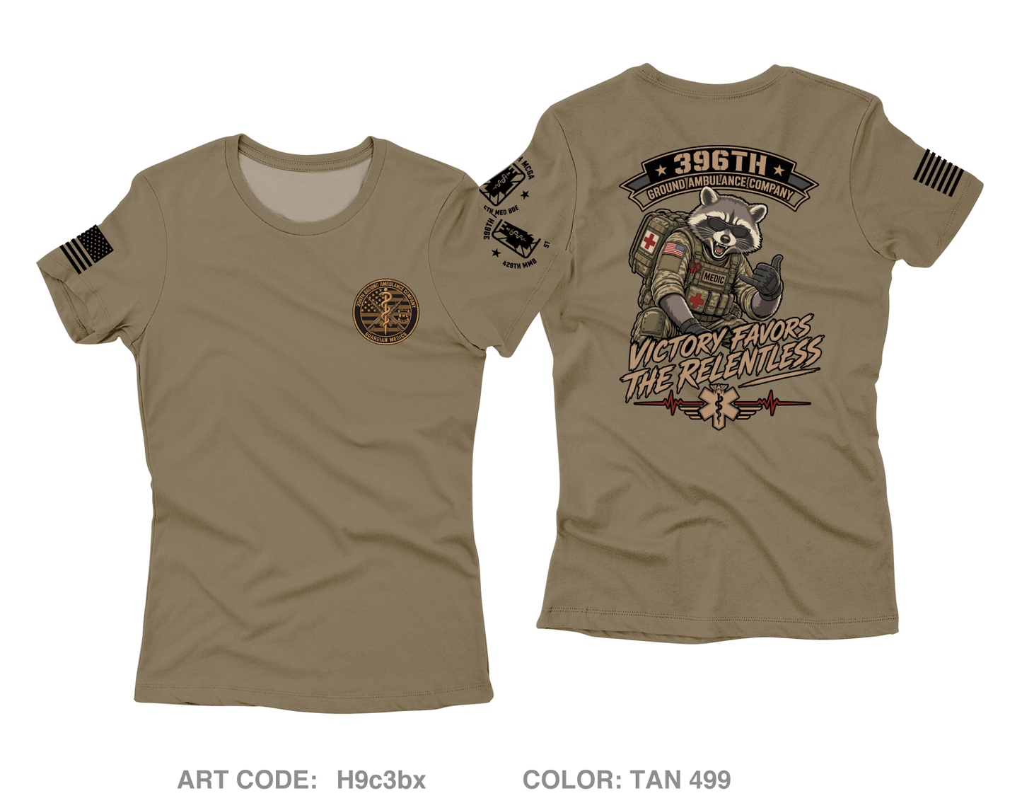 396th MCGA Core Women's SS Performance Tee - H9c3bx