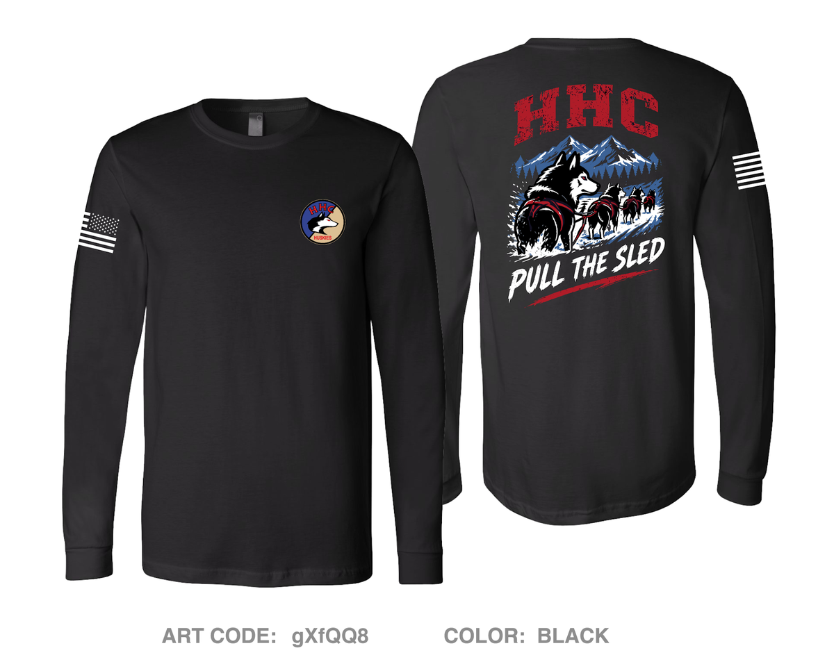 USMA HHC Comfort Unisex Cotton LS Tee - gXfQQ8