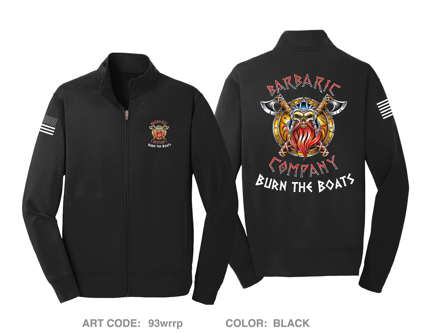 BCO 1-18 IN Fundraising Collection Hi-Tech Performance Full-Zip Fleece Jacket - 93wrrp
