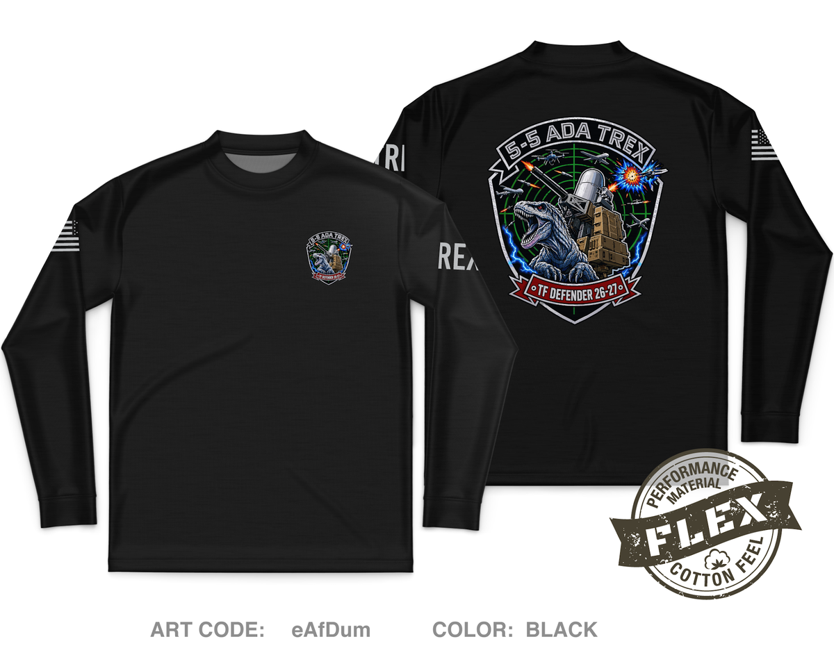 5-5 ADA BN Core Men's LS Flex Performance Tee - eAfDum