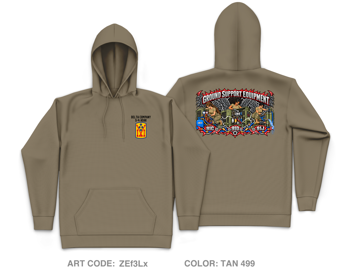 5-4 ADAR Fundraising Collection Core Men's Hooded Performance Sweatshirt - ZEf3Lx