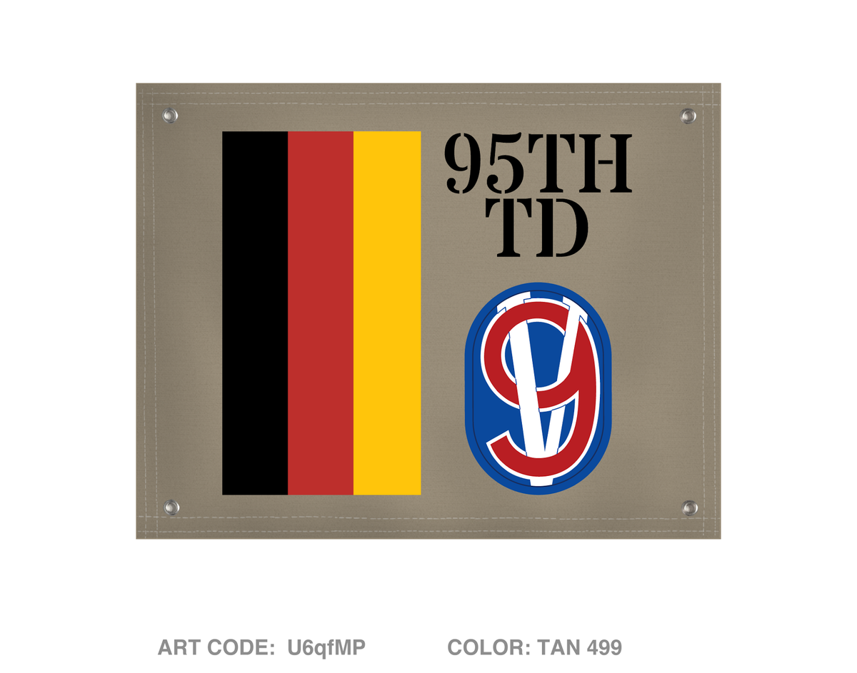 HHC, 95th GAFPB Banner Flag - U6qfMP