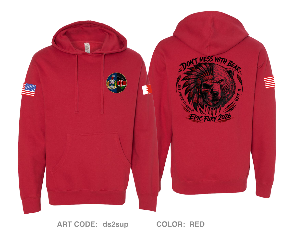 MESG-2 Detachment Bahrain Comfort Unisex Hooded Sweatshirt - ds2sup