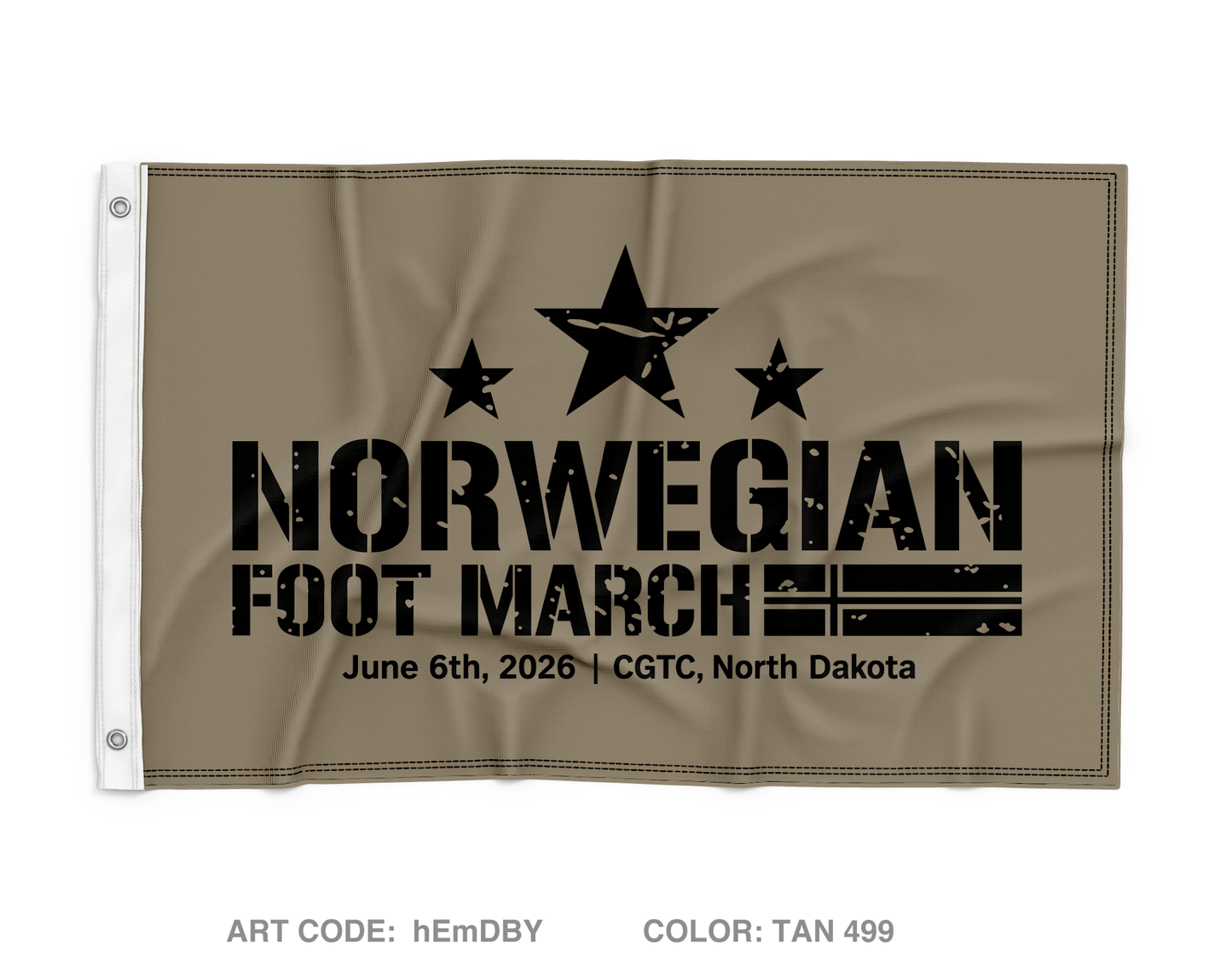 174 CPT DET 1 Wall Flag - hEmDBY