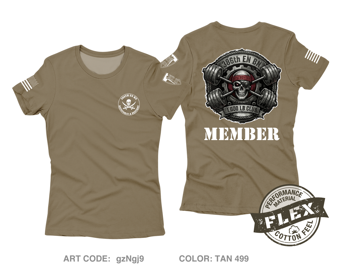 386th Engineer Battalion Fundraising Collection Core Women's SS Flex Performance Tee - gzNgj9