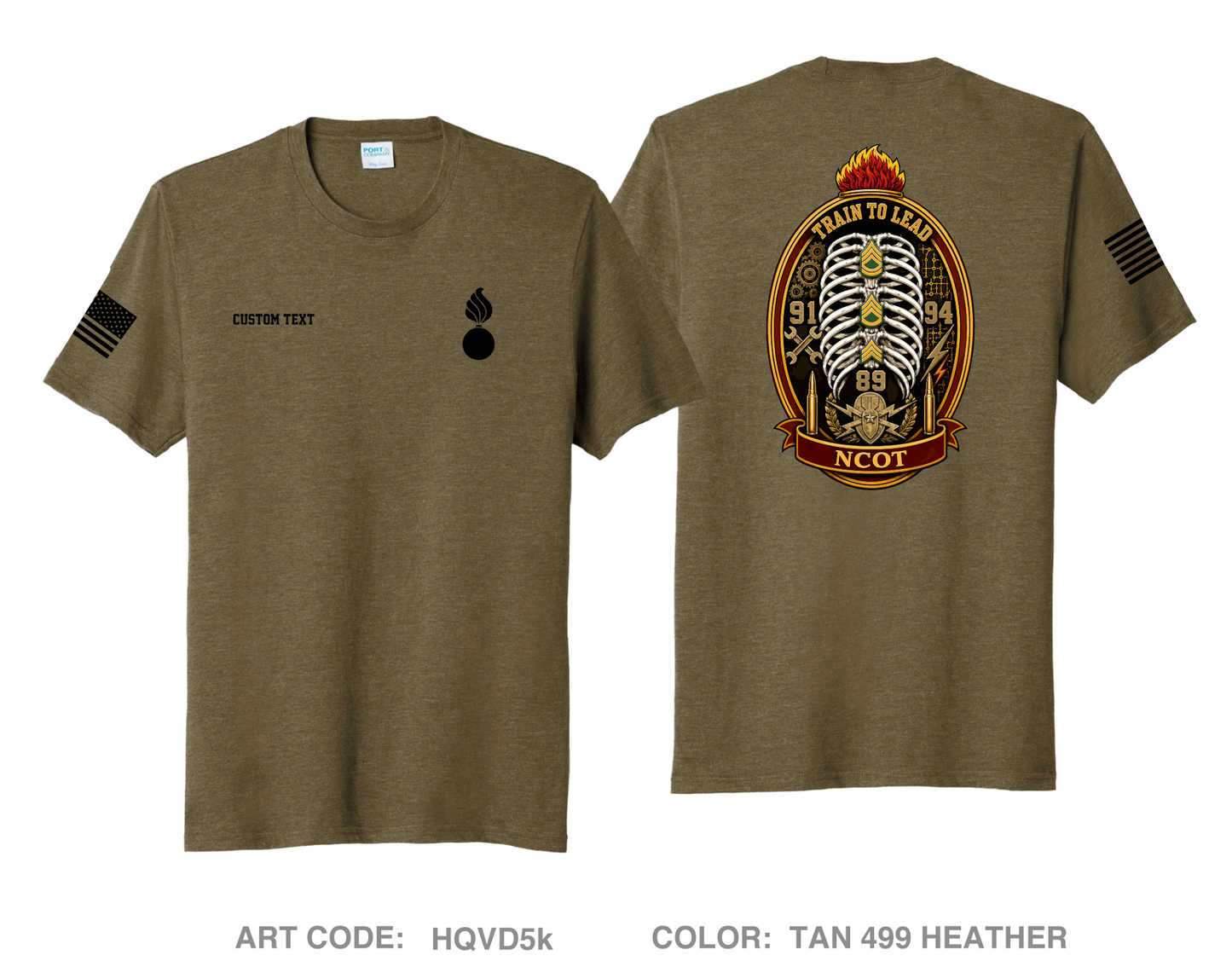 CUSTOM 16th Ord Bn, NCOT Comfort Unisex Triblend SS Tee - HQVD5k