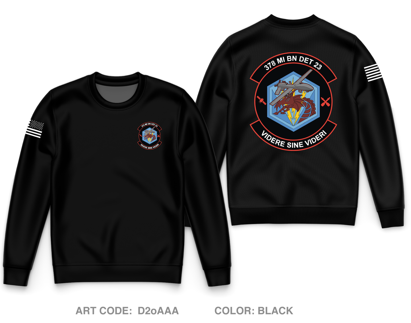 378th MI Core Men's Crewneck Performance Sweatshirt - D2oAAA