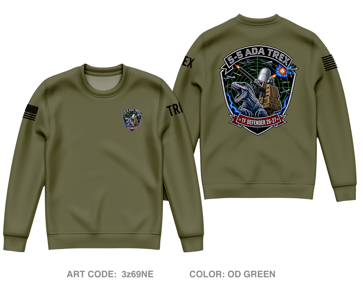 5-5 ADA BN Core Men's Crewneck Performance Sweatshirt - 3z69NE