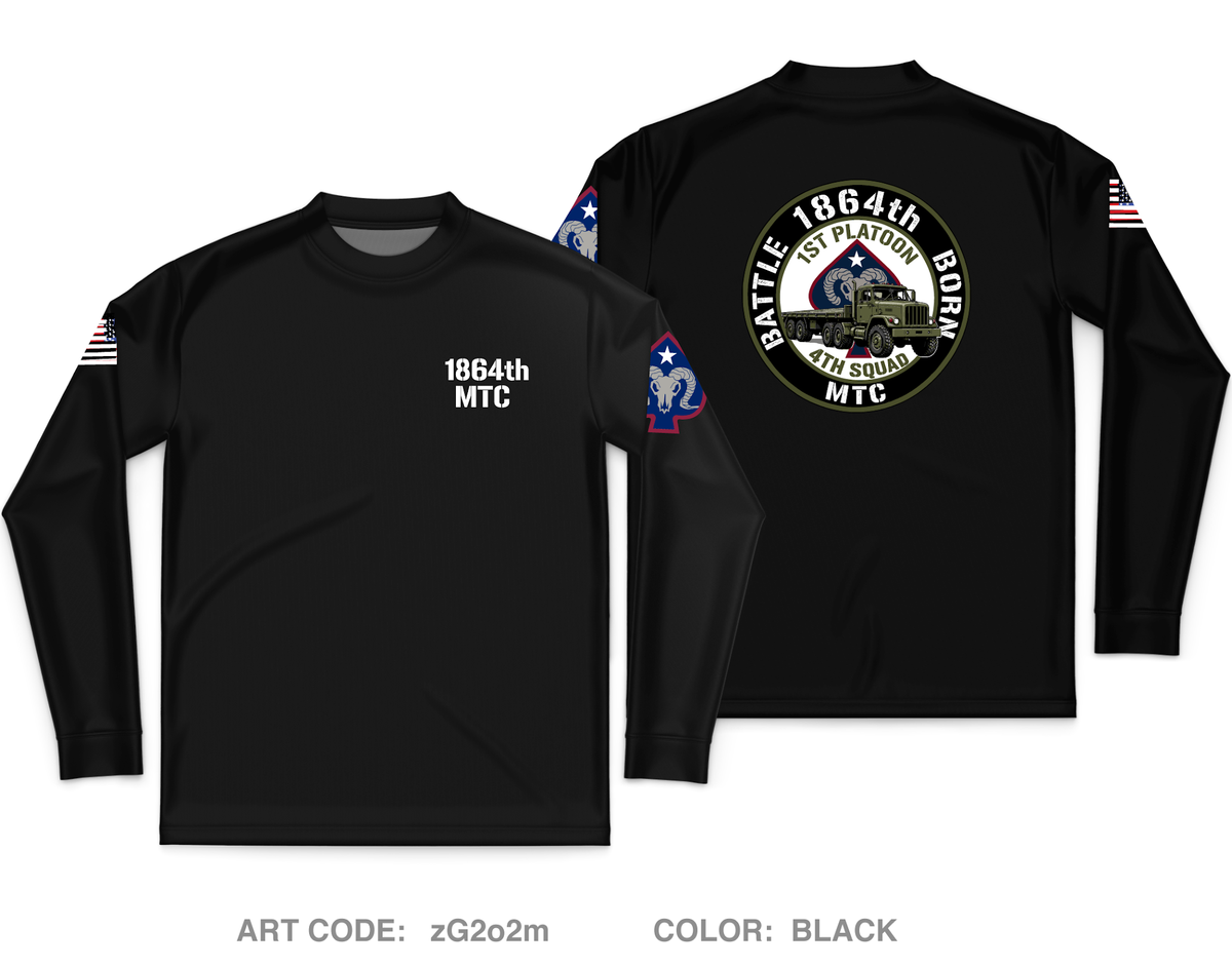 1864th mtc Fundraising Collection Core Men's LS Performance Tee - zG2o2m