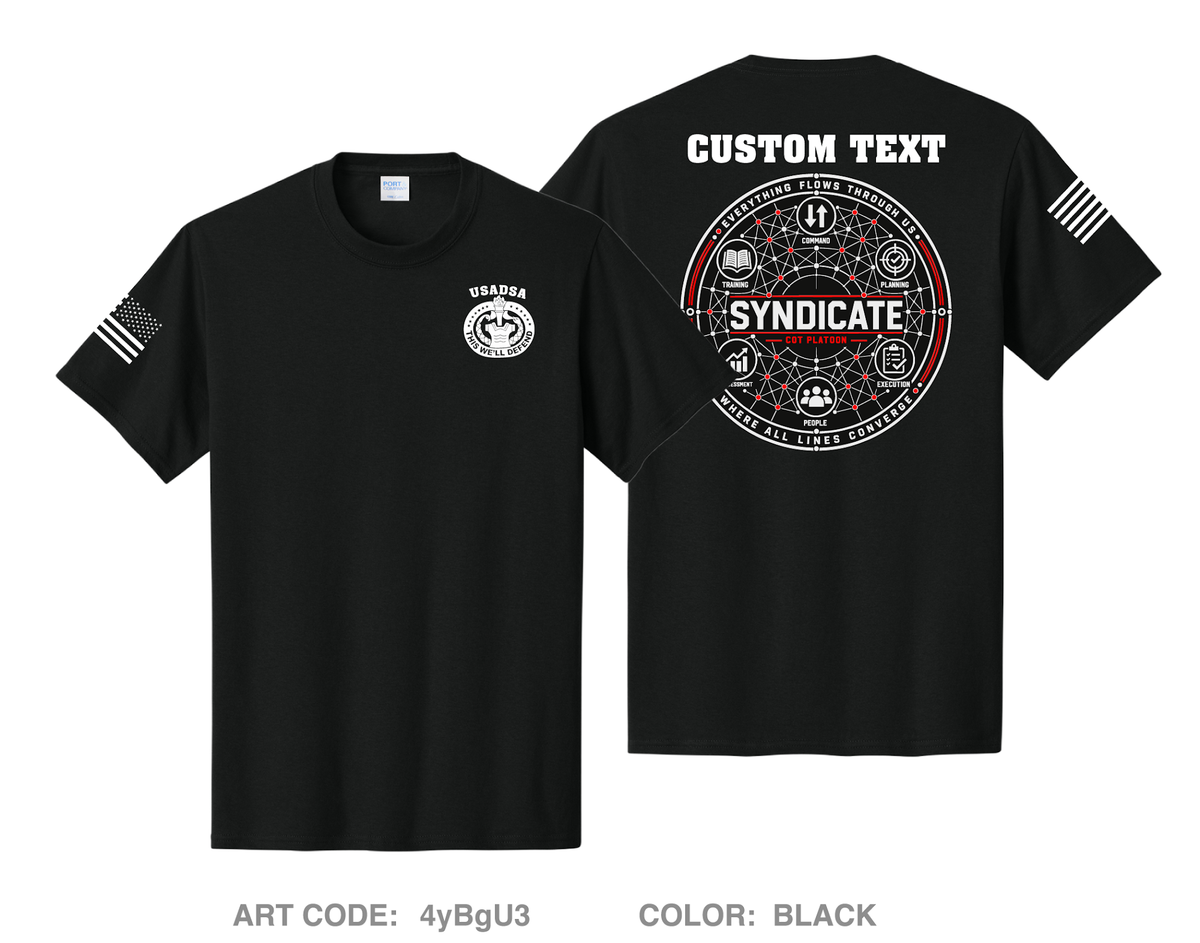 CUSTOM Syndicate Comfort Unisex Cotton SS Tee - 4yBgU3
